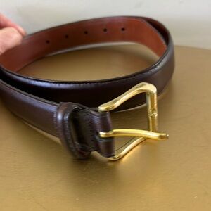 Coach Men’s Leather Belt Brown 34” #5950